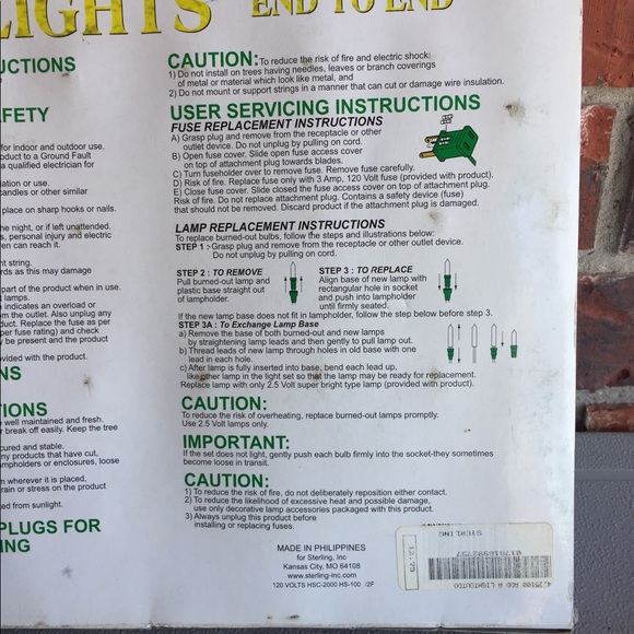 Sterling 100 Christmas Lights "add a light” - Picture 6 of 9